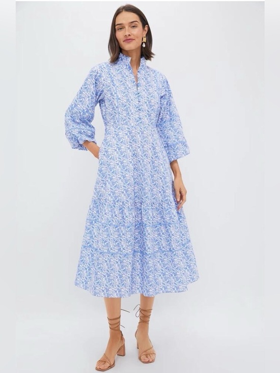 HYACINTH HOUSE Dresses & Skirts - HYACINTH HOUSE Baby Blue Ditsy Floral Hillsborough Dress